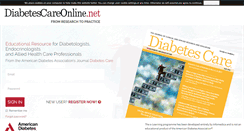 Desktop Screenshot of diabetescareonline.net